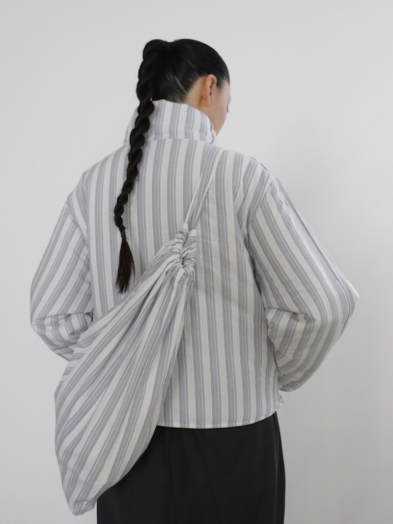 Stripe cross backpack